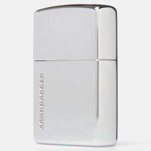 Sandbagger chrome Zippo lighter