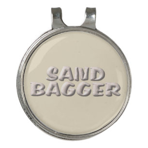 Sandbagger cream hat clip