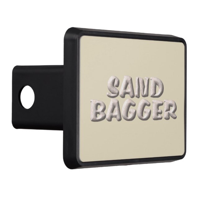 Sandbagger cream hitch cover receiver (Right)
