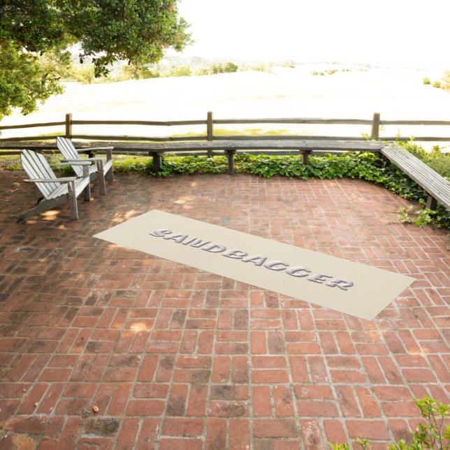 Sandbagger cream outdoor runner rug (Insitu (Outdoor 3))