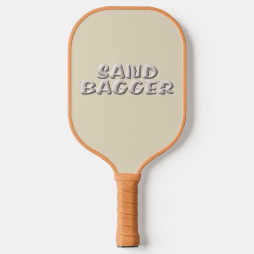 Sandbagger cream tan pickleball paddle
