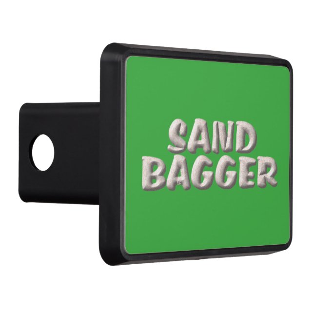 Sandbagger green hitch cover receiver (Right)