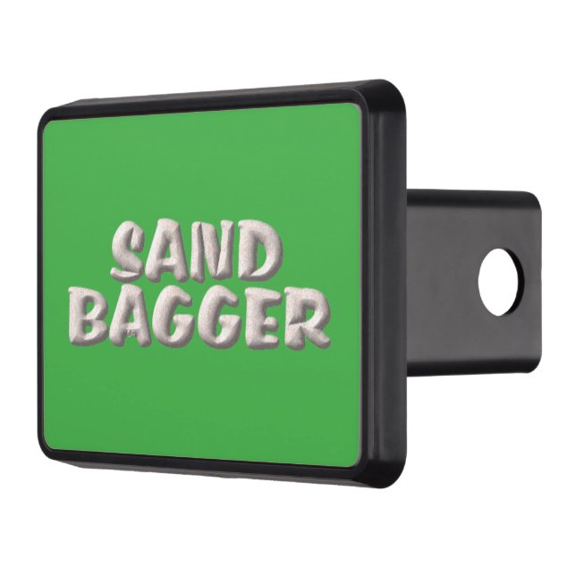 Sandbagger green hitch cover receiver (Left)