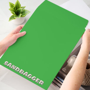 Sandbagger green vert shipping envelope mailers l