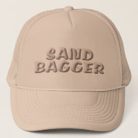 Sandbagger khaki trucker hat