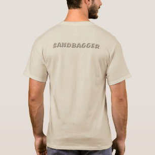 Sandbagger men sand T-shirt back