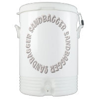 Sandbagger oval Igloo beverage cooler 10 gal
