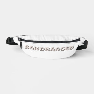 Sandbagger white fanny pack