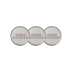 Sandbagger white sands golf ball markers