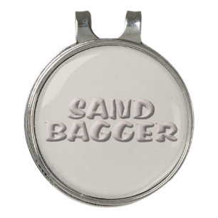 Sandbagger white sands hat clip