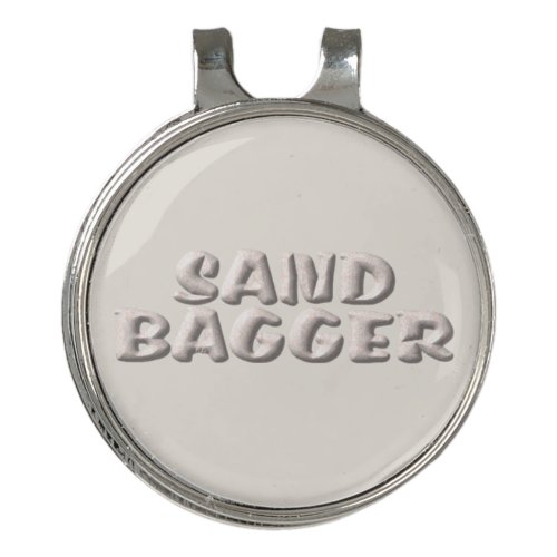 Sandbagger white sands hat clip