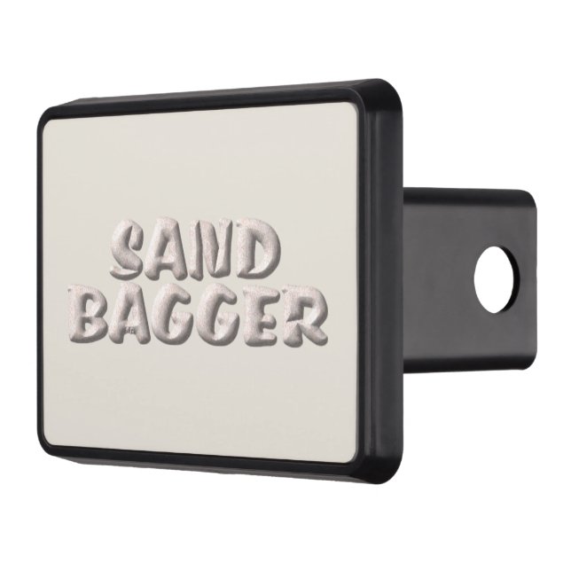 Sandbagger white sands hitch cover receiver (Left)