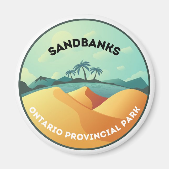 Sandbanks Ontario Provincial Park Magnet (Front)