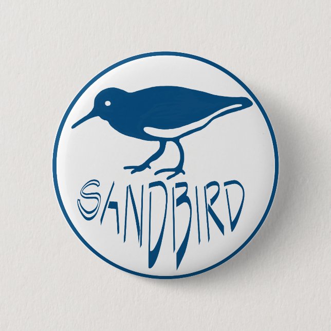 Sandbird Pinback Button (Front)