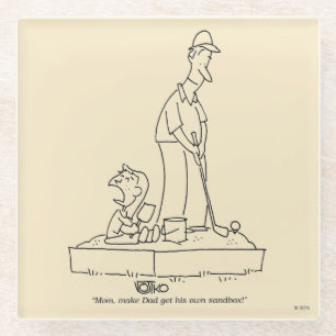 Sandbox Glass Coaster