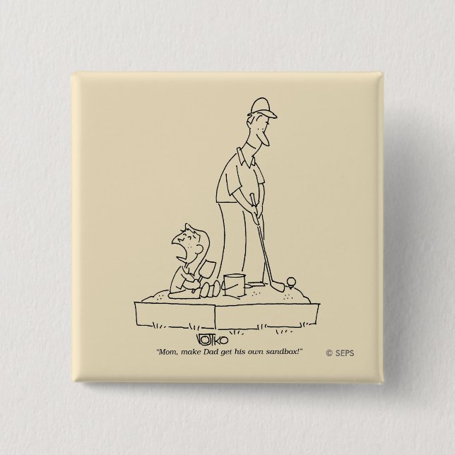 Sandbox Pinback Button (Front)