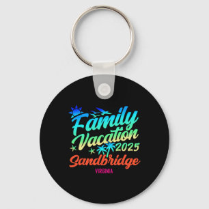 Sandbridge Beach Virginia Family Vacation Matching Keychain