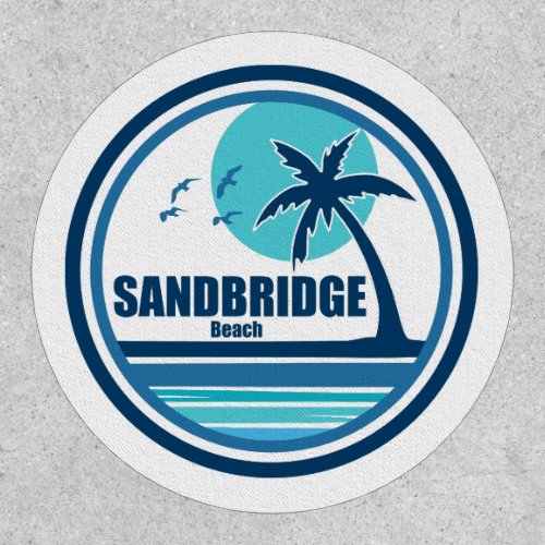 Sandbridge Beach Virginia Palm Tree Birds Patch