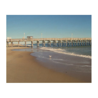 Sandbridge Pier Wood Wall Decor