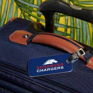 Sandburg Chargers Luggage Tag