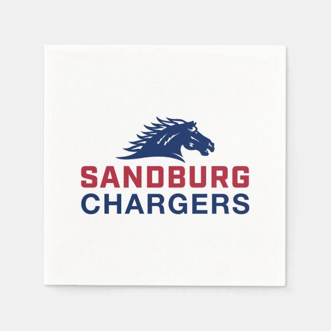 Sandburg Chargers Napkins (Front)