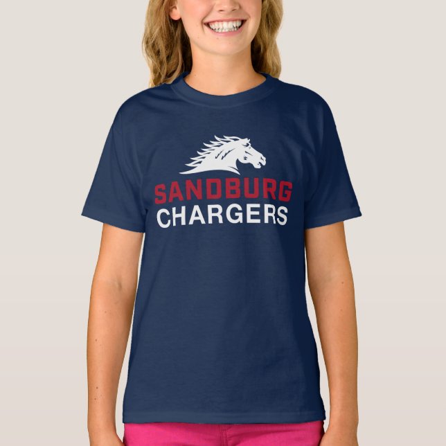 Sandburg Chargers T-Shirt (Front)