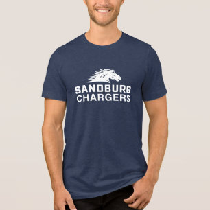 Sandburg Chargers Tri-Blend Shirt