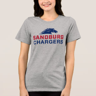 Sandburg Chargers Tri-Blend Shirt