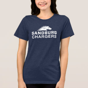 Sandburg Chargers Tri-Blend Shirt