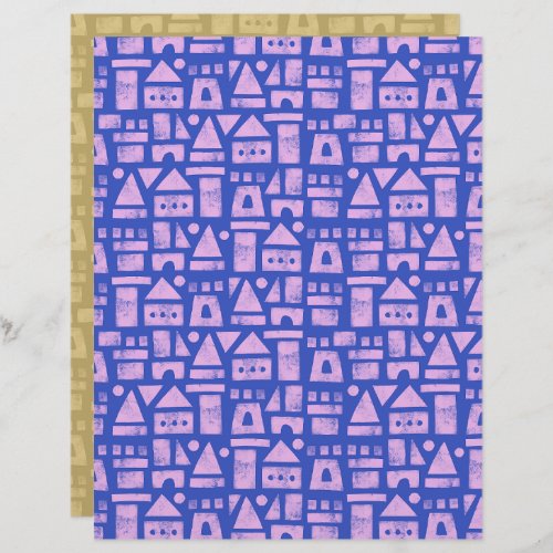 Sandcastle Blue Paper Sheet