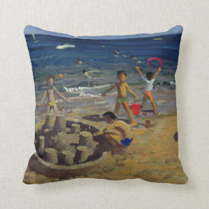 Sandcastle France 1999 Throw Pillow