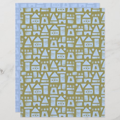 Sandcastle Green Paper Sheet