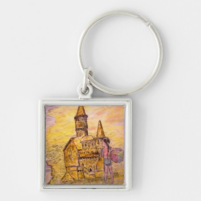 sandcastle keychain (Front)
