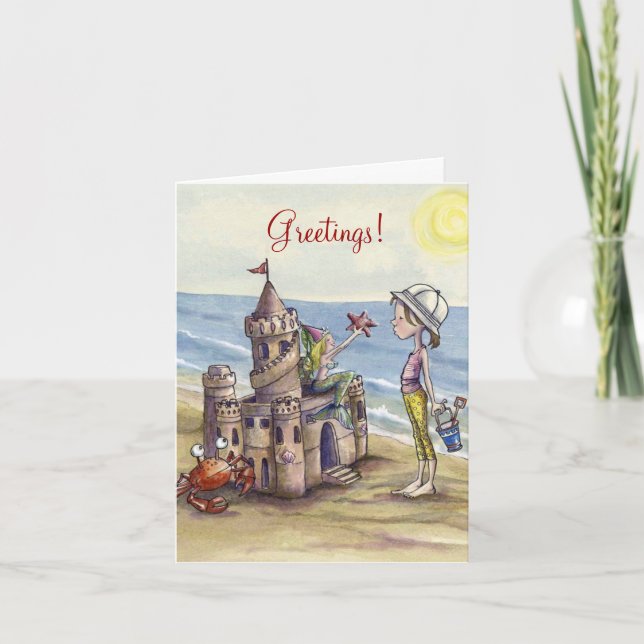 Sandcastle Magic notecard (Front)