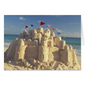 Sandcastle On Beach (Front Horizontal)