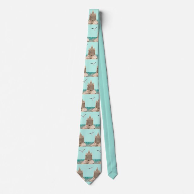 Sandcastle Seagull necktie (Front)