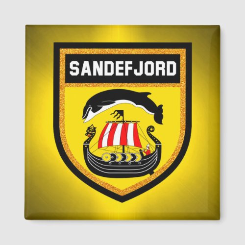 Sandefjord Flag Magnet