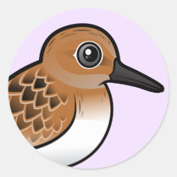 Sanderling Round Sticker