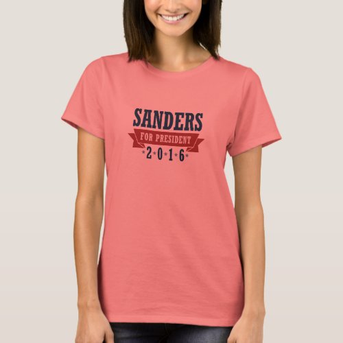 Sanders 2016 Certified Ribbon T_Shirt