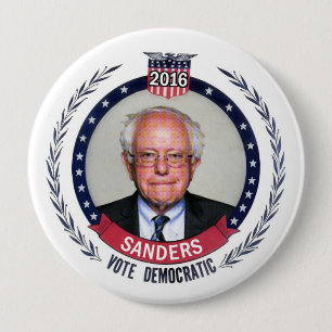 Sanders: Democrat for President Pinback Button