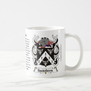 Sanders Family Coat of Arms Mug
