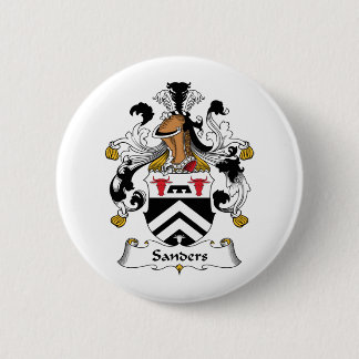 Sanders Family Crest Pinback Button