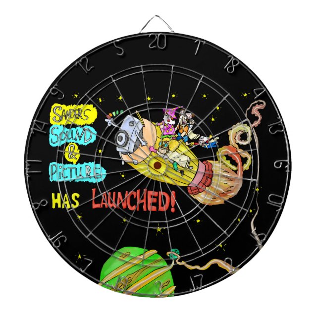 Sanders Sound & Picture Has Launched! Official Dart Board (Front)