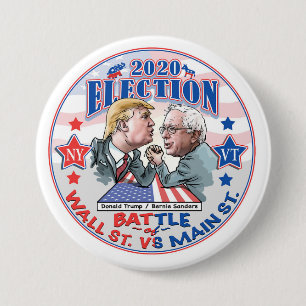 Sanders v. Trump 2020 Button
