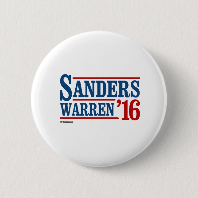Sanders Warren 2016 Button (Front)