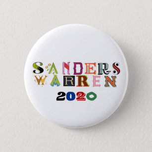 Sanders/Warren 2020 Button