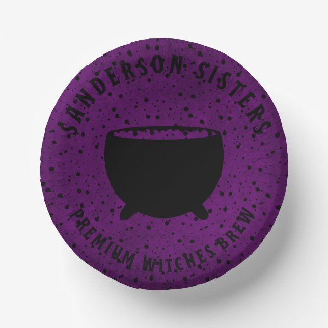 Sanderson Sisters Cauldron Paper Bowls (Front)