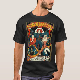 Sanderson Sisters Vintage Tour Poster T-Shirt Esse