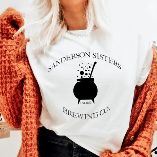 Sanderson Sisters Witches Brewing Co Hocus Pocus T_Shirt