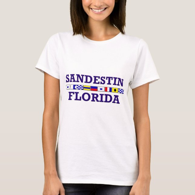 Sandestin Nautical Flags T-Shirt (Front)